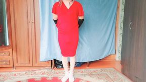Free Cumshot Big White Ass Hot Blonde Ladyboy Sexy Crossdresser Cute Shemale Sissy Kitty