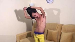 GayAsianNetwork: Thai twink boy playing with his nipples