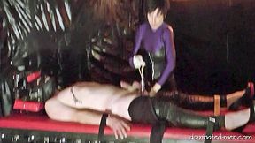 Cruel Cbt After His Orgasm - Mistress Have No Mercy With His Dick