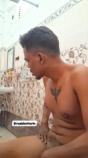 Desi Guy Jerking off Hard Full Masturbation