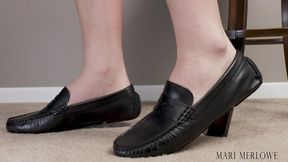 Loafers Dangle and Tease - Mari Merlowe WMV