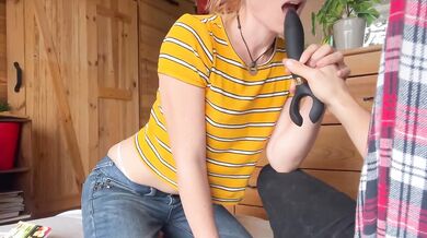 FrenchyTouchxxx's breath mingles with heated french cock sweat deep throat role play