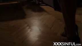 Wild Threesome with Brunette Babes and Cumshots