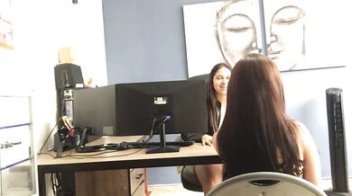 My secretary gets horny and asks me to fuck her.