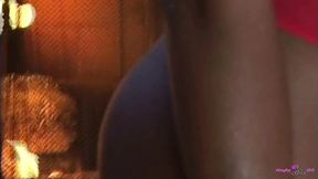 Big Tits Black Girl Candice Von Gets Her Pussy Pounded by a Big Black Cock