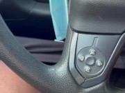 Ebony bbc stud gets a quick nut in work truck