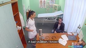 Kinky Nurse Fucks Patient To Get A Jizz Sample