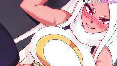 Mirko's Big Ass gets uncensored in a hentai cartoon - anime porn