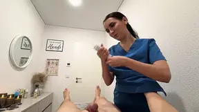 Hottest POV blowjob with hot nurse in fake hospital