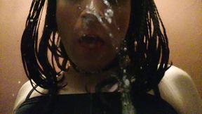 I love spitting &amp; licking sissy games