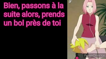 French hentai JOI, Sakura Hard Femdom