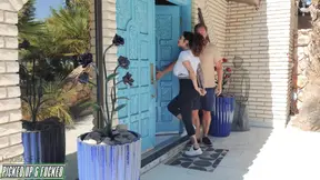 Hot MILF Arabelle Raphael gets picked up and fucked hard in cowgirl