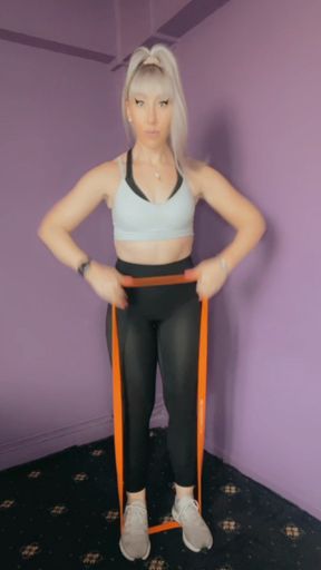 Sigh, another bitch, another beating in the gym. Jacked up Domme beats you up in gym for staring