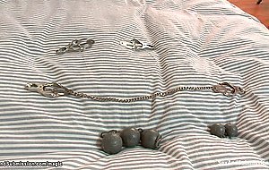 Blond teen maid bound fucked by boss