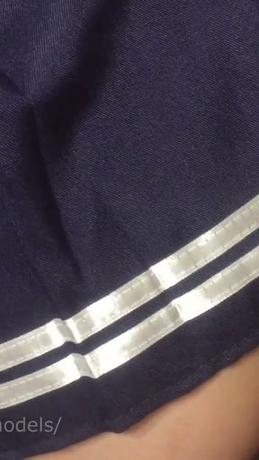 A young toilet boy moans a lot from a huge cock in the ass with daddy 's sperm !   Clip 1