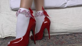 Sniff My White Frilly Socked Feet, POV, JOI, Lady Victoria Valente