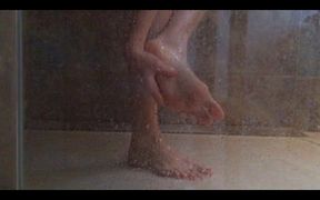 Watch me shower my perfect feet