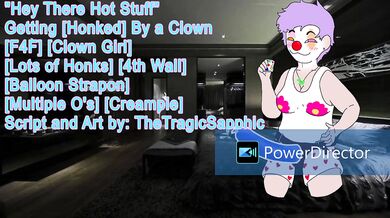 Getting honked by a clown girl with a balloon strapon creampie