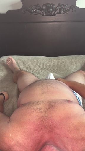 Stroking and Busting While Fantasizing