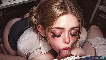 Blonde Office Cumdump(AI)