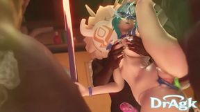 Eula After Dark Party Full Movie - Genshin Impact Hentai 3D Dragk 60 Fps Hilichurl BBC Churled