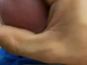 Daddy Jerking off by the computer