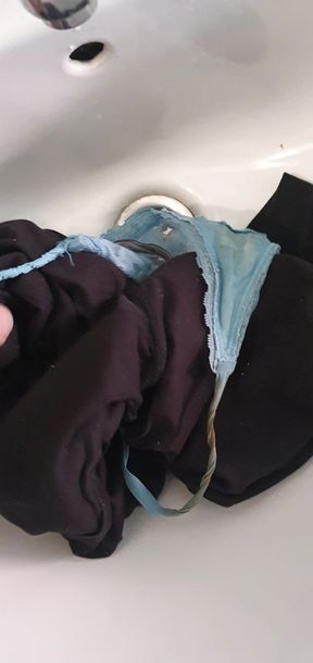 Neighbor&rsquo;s dirty Panty (G-String) Raid Pt 2