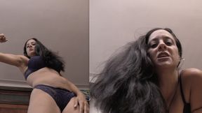 GIGANTIC JAMIE - Giantess, Muscle poses, POV - MP4