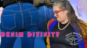 Denim Divinity Gooning Version: Ass and Jean Fetish Silent Goddess Worship ft OctoGoddess, Binaural Beats