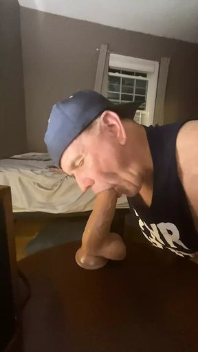 bikeman just deep throating