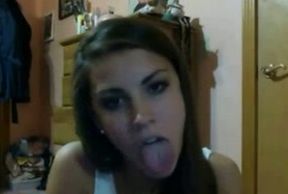 I love my job as a webcam model and I love showing off my long tongue