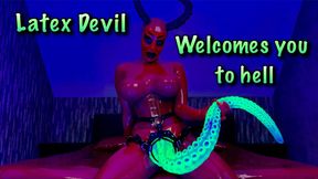 Latex Devil welcomes you to hell