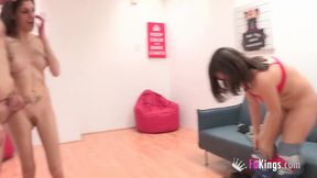 Michael and Dafne have their very first threesome