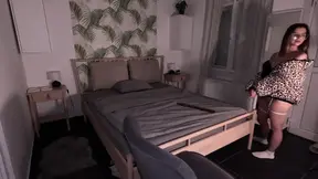 Russian Girl with Glasses Fucks Me with Her Feet