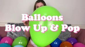 Balloons Blow Up & Pop