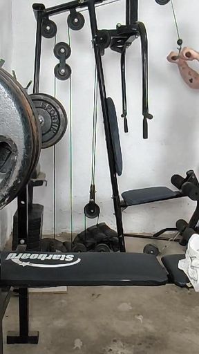 Dropped and Naked at the Gym in the Middle of Halloween