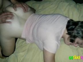 friend fucks woman creampie her cunt hubby sloppy seconds