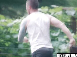 Hawt Boy Team-fucked in a Forrest