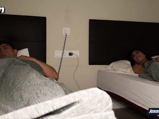 My Lewd STEP SISTER Gets SOAKED when I Jerk Off and Start to touch herself to make me WRECK HER PUSSY