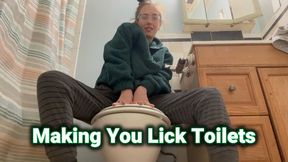 Human Toilet Licker Be My Toilet Then Clean The Toilet