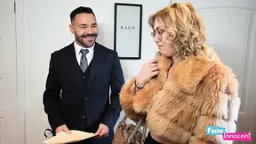 Fresh & innocent petite babe gets nailed hard by big cock