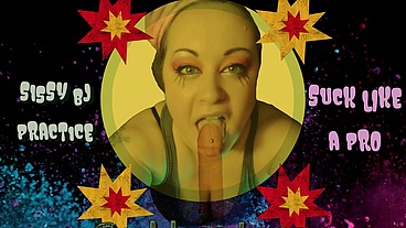 Sissy BJ practice Deepthroat Training Enhanced Version