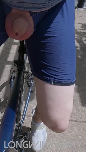 Straight guy risky public dick flash ride