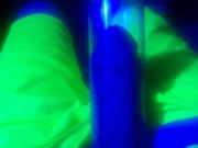 pumped dick blue light yellow shorts cockring #3