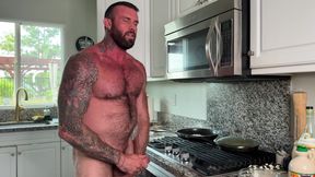 Sexy Chef Cooks with a Boner and Cups