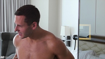 FIRST GAY PRIDE! Hunk Seduces My Straight Ass W/ Blowjob & Lets Me Try Anal