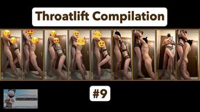 Throatlift compilation #9 including all variations