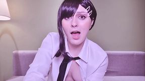 Shy classmate Kobeni Higashiyama confesses her sympathy to you and seduces you to cum inside her pink pussy