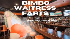 Bimbo Waitress Farts (For Your Number)