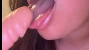 swollen lip sucking POV